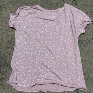 pink floral medium shirt